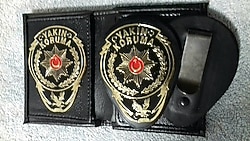 HARIKA SPR.YAKIN KORUMA ROZETLI CÜZDANI v KEMER ROZETI AL.SADECE YAKIN KORUMA KIMLIK KARTLI PERS.SATILIR.SIVILE SATILMAZ