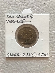 Güney Afrika 1/2 Sovereign 1926