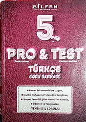 BİLFEN YAYINCILIK, 5. SINIF Pro&Test TÜRKÇE SORU BANKASI