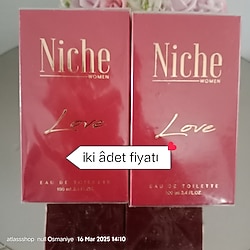 #Niche #Love 2 âdet #Kadın #Parfümü - #100ml #(EDT) - Yeni Ambalajında  ✔ Ürün Durumu: Sıfır, açılmamış orijinal ambalaj