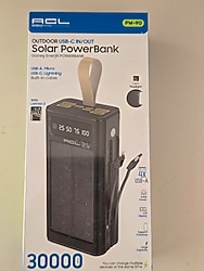 Güneş enerjili 30.000 mah powerbank Acl pw-90