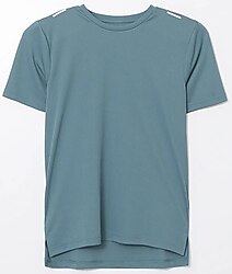 XSIDE ACTIVE Mavi Bisiklet Yaka Kısa Kollu Erkek Spor Tişört M BEDEN