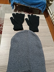 Erkek bere ve eldiven sIfIr