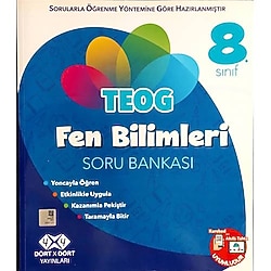 4 X 4 YAYINLARI, 8.SINIF TEOG FEN BİLİMLERİ SORU BANKASI