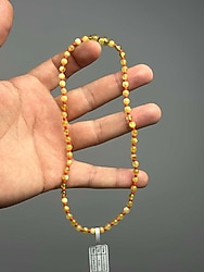 Doğal Kehribar Çocuk/Bebek Kolyesi (Ü.K: 1242)