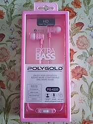 Polygold Mikrofonlu Kulakiçi Kulaklık (PG-4220)