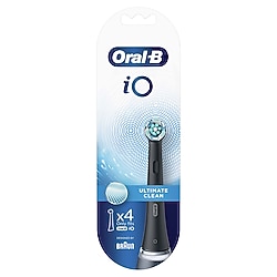 Oral-B iO Ultimate Clean 4'lü Siyah Diş Fırçası Yedek Başlığı