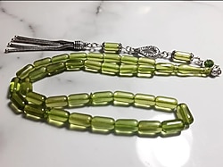 Gümüş Püsküllü Karayip Damla Kehribar