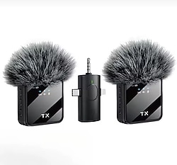 ivAA Kablosuz Yaka mikrofonu Hassas Ses Kaydı İçin Şimdi 2'li Tasarım