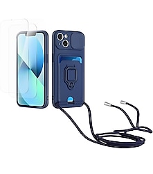 İPhone 15 telefon kılıfı seti 2 adet ekran koruyucu