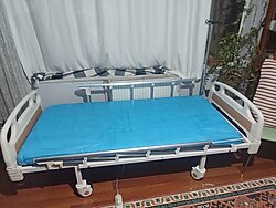 Hastane Yatağı Şişme Yatak ve Yatak Korkuluğu