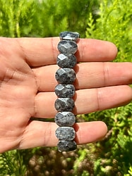 Doğal Labradorit Taşı Rolex Bileklik