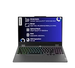 Lenovo LOQ 15IRX9 83DV00G5TR i7-13650HX 16 GB 512 GB SSD RTX3050 15.6" Full HD Gaming Laptop