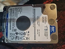 1TB WD 2.5 inç hdd