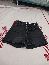 zara şort 36 beden yuksek bel siyah