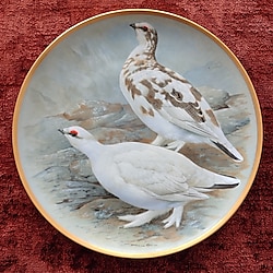 KUŞ FİGÜRLÜ ÖZEL SERİ SINIRLI SAYIDA ÜRETİLMİŞ LİMOGES FRANSIZ TABAK