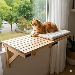 kedi cam kenarı masası