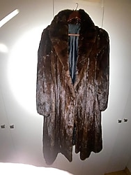 Gerçek Kadın Uzun Vizon Kürk