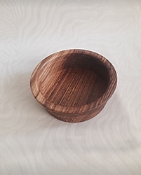 ORTA BOY AHŞAP KESTANE KASE