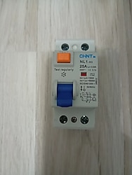 Sıfır 2x25A 30 mA Kaçak Akım Şalteri