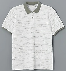 LCW Vision Yeşil Polo Yaka Kısa Kollu Desenli Penye Erkek Tişört M BEDEN