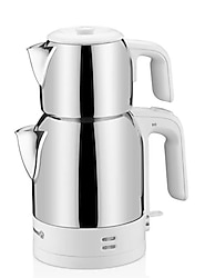 Korkmaz A359 Demkolik Çelik 1.8 L Krem Çay Makinesi