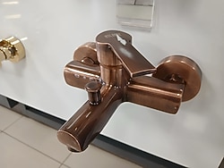 Atlante Fırçalı Bakır Banyo Bataryası