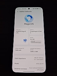 HONOR MAGiC 8 LiTE TR 8/512 5G NFC HATASIZ "0" döngü
