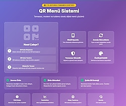 QR MENÜ VE RESTORAN YAZILIMI