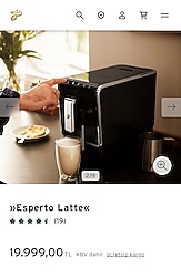 Tchibo Esperto Latte Tam Otomatik Kahve Makinesi