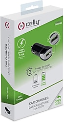 Celly Turbo 2.4 Amper Tek USB Araç Şarj Cihazı CCUSBTURBO Siyah (sıfır)