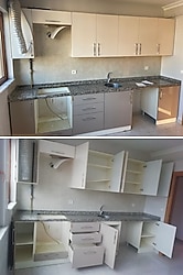 Mutfak Dolabı tak kullan montala hazır sistem detayları okuyunuz