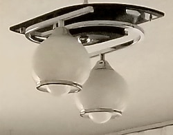 SİYAH AHŞAP LAKE MODERN 2'Lİ AVİZE