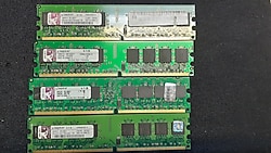 DDR2 512MB 533MHz.-667MHz. KARIŞIK RAM/(KARGO ÜCRETSİZ)