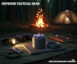 18650 Pil Kutusu Outdoor Tactical Kamp