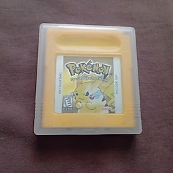 SIFIR-POKEMON PİKACHU--NINTENDO GAMEBOY+KORUMA KABI