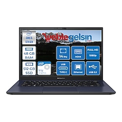 Asus Expertbook B1402CVA B1 Intel Core İ5 1335U 48GB 512GB SSD