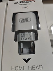 SUBZERO SG80 1.8A ŞARJ BAŞLIĞI ADAPTÖRÜ 5V  sıfır ambalajında