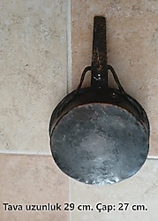 OSMANLI DÖNEMİ KISA SAPLI TAVA