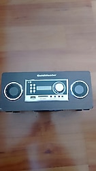 GOLMASTER SR 128 USB TAŞINABİLİR HOPARLÖRLÜ AHŞAP RADYOLU OYNATICI