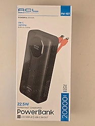 20.000 mah 2 kablolu powerbank Acl pw-107
