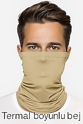 Sıfır 2 adet termal kar maskesi