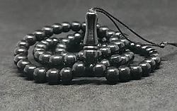 Sıfır Ürün Oltu Taşı Tesbih 99 Luk zikir tanesi