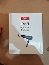 Schafer kraft saç kurutma makinesi. sıfır