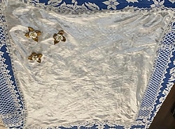 Özel üretim çeyizlik motifli sıfır masa sehpa örtüsü