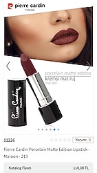 Pierre Cardin Porcelain Matte Edition Lipstick