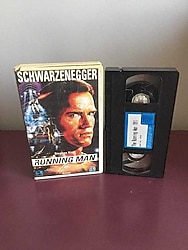 Vhs Kaset Running Man Koşan Adam Arnold Schwarzeneger