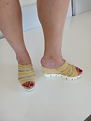 37 NM.SARI DOLGU TOPUK KOT TERLİK