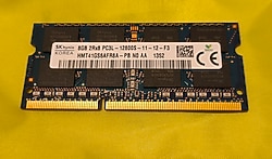 8 GB DDR3 1600MHZ HYNİX NOTEBOOK RAM(2Rx8 PC3L 12800S 11-12-F3)