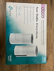 TP-Link Deco E4 (2-Pack) | Wi-Fi 5 Mesh Sistemi | AC1200 Mbps Hız | Fiber Uyumlu